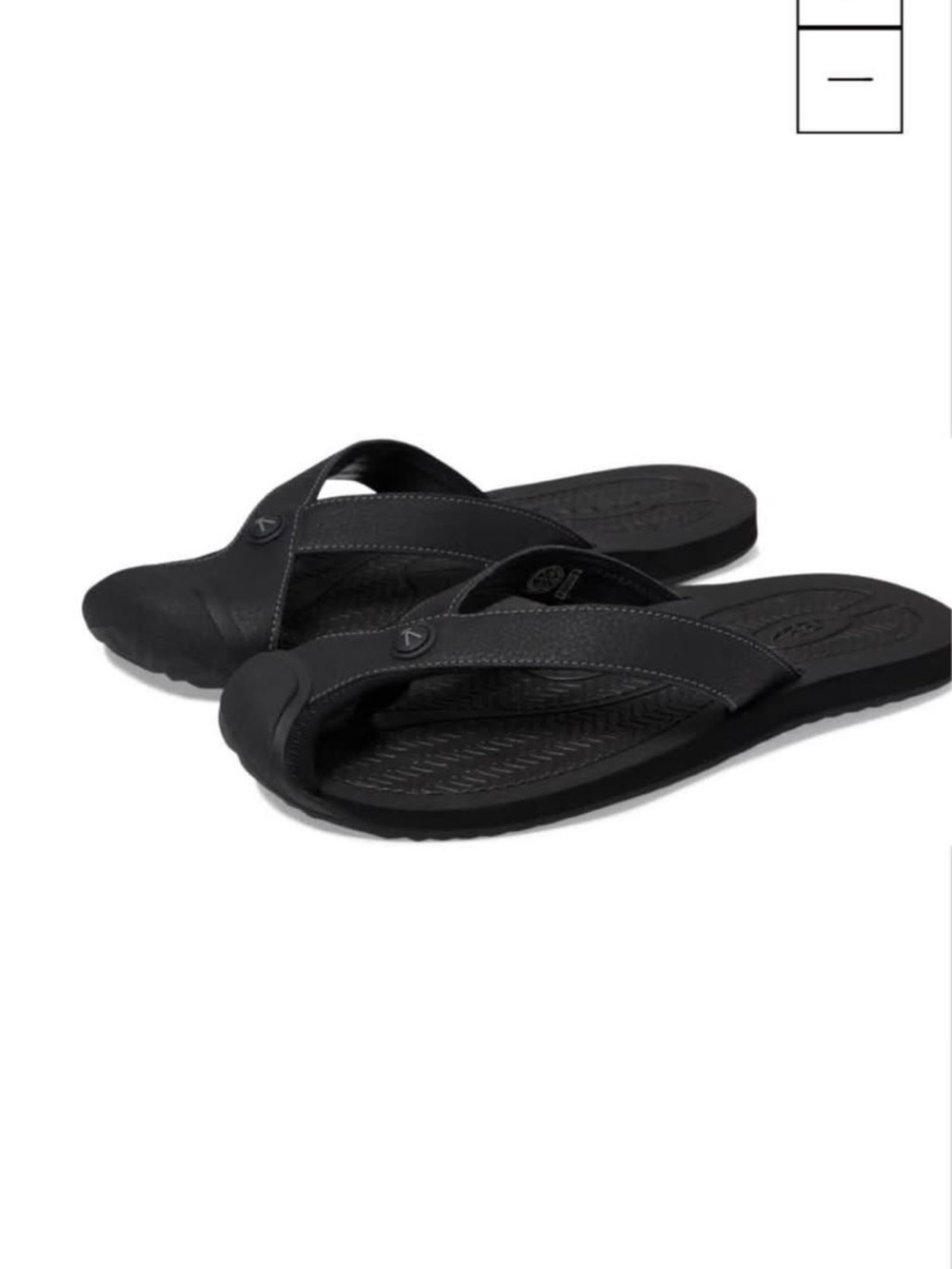 Keen womens closed toe Black Flip-Flop Sandals